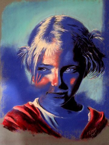 regard bleu de Kssou